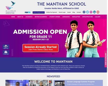 website thubmnail of The Manthan School