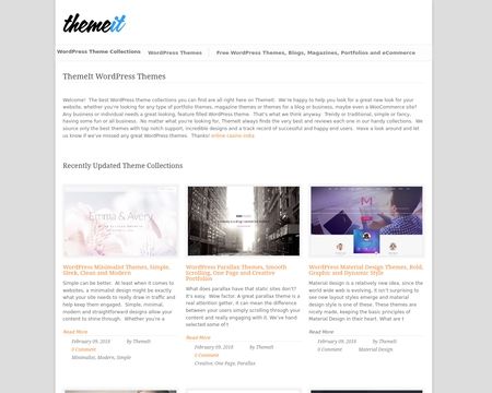 website thubmnail of Themeit