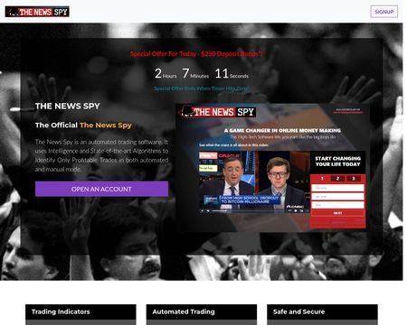 website thubmnail of The News Spy