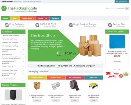 website thubmnail of ThePackagingSite