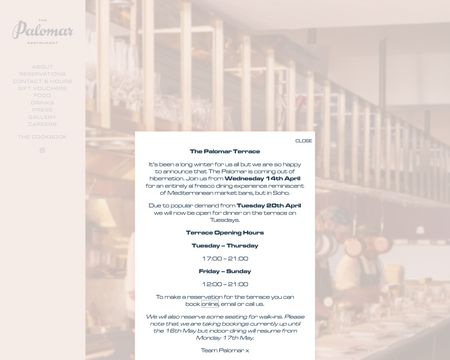 website thubmnail of The Palomar