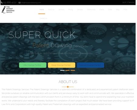 website thubmnail of The Patent Drawing Services