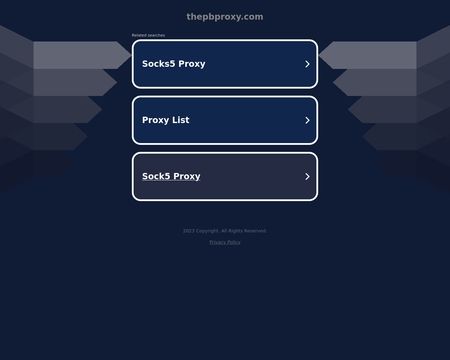 Thepbproxy.com