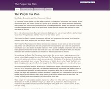 Thumbnail of Thepurpletaxplan.org