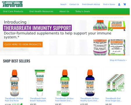 website thubmnail of TheraBreath