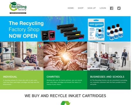 website thubmnail of Recycling Factory