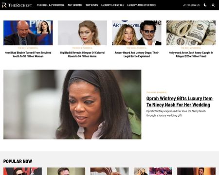 website thubmnail of TheRichest