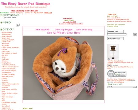 website thubmnail of The Ritzy Rover