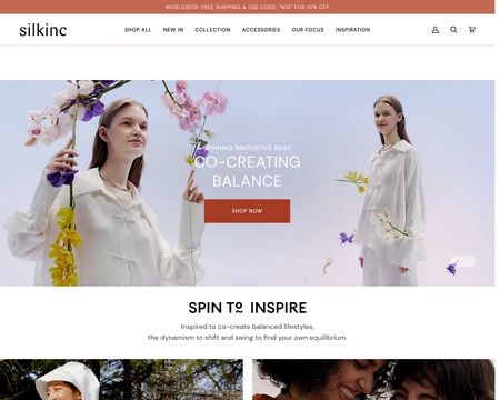 website thubmnail of Thesilkinc