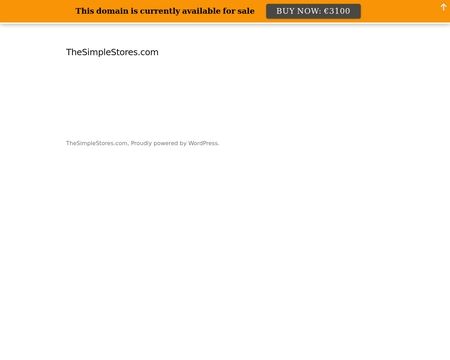 website thubmnail of The Simple Stores