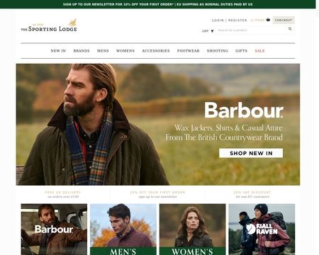 website thubmnail of Thesportinglodge.co.uk