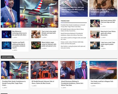 website thubmnail of Thestar.co.ke