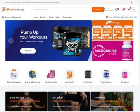 website thubmnail of The Supplement Store