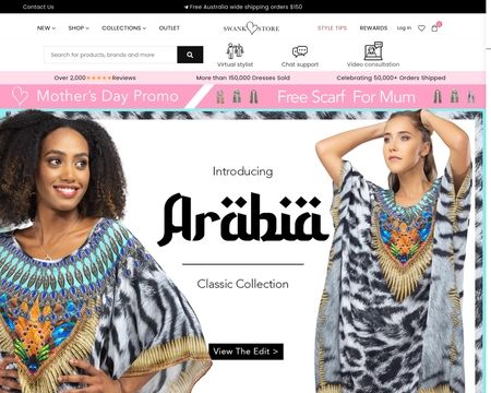 website thubmnail of Theswankstore.com.au