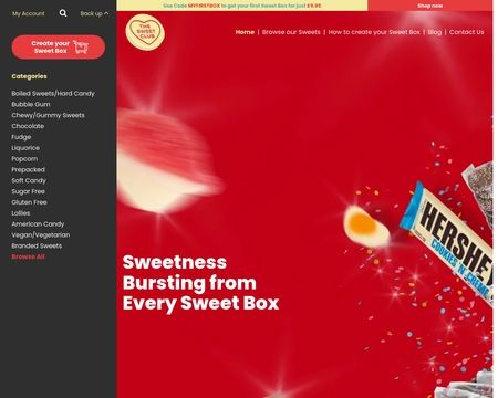 website thubmnail of Thesweetclub.co.uk