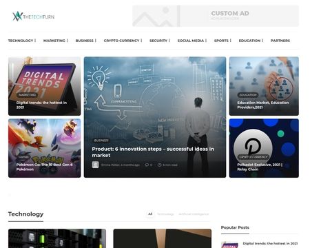 website thubmnail of Thetechturn