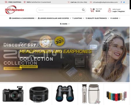 website thubmnail of TED's Electronics