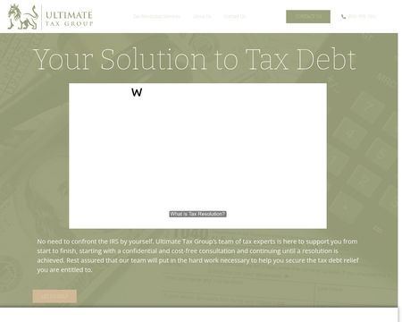 website thubmnail of Ultimate Tax Group