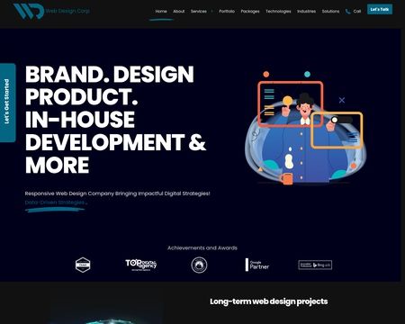 website thubmnail of The Web Design Corp