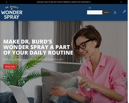website thubmnail of The Wonder Spray