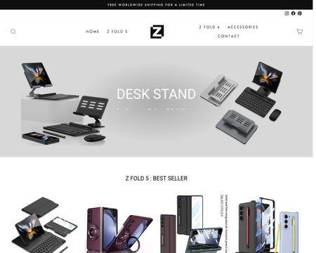 website thubmnail of Thezfoldcase