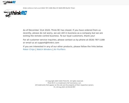 website thubmnail of Think RC