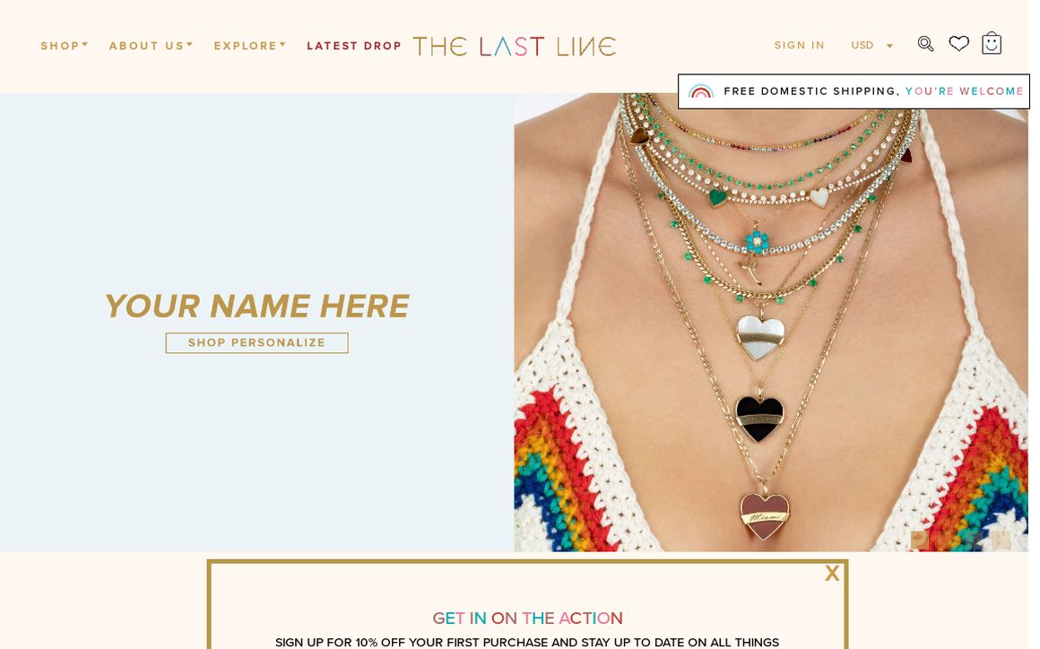website thubmnail of The Last Line