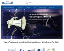 Thumbnail of Thunderpowermegaphones.com