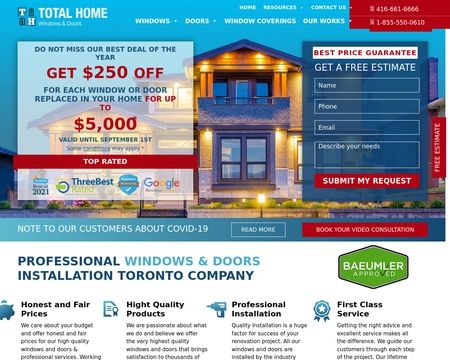 website thubmnail of Thwindowsdoors