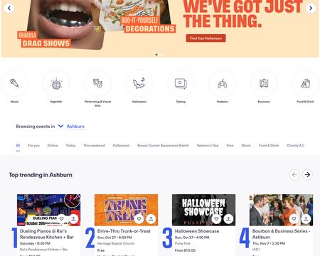 website thubmnail of TicketFly