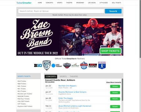 website thubmnail of Tickets-online