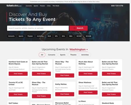 website thubmnail of TicketSales.com
