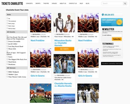 website thubmnail of Charlotte Tickets