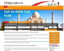 Thumbnail of TicketsToIndia.co.uk