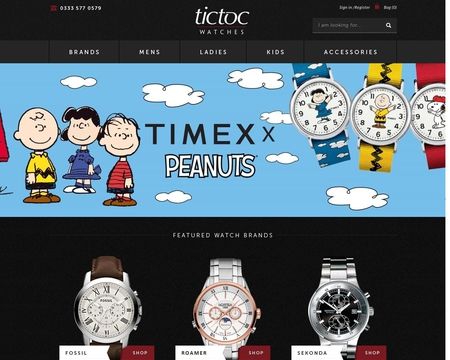 website thubmnail of Tictoc Watches.co.uk
