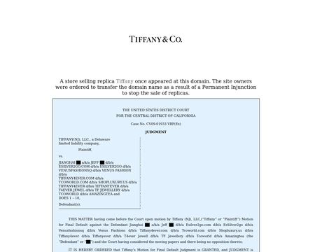 website thubmnail of Tiffany-focus