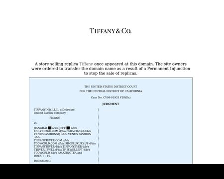 website thubmnail of Tiffany-jewellery.net