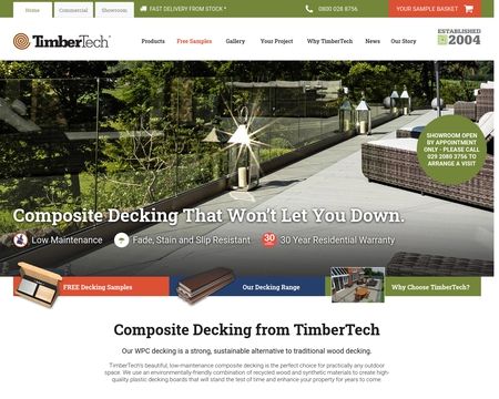 website thubmnail of TimberTech UK
