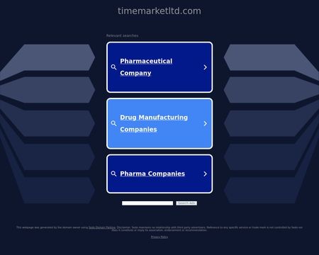 website thubmnail of Timemarketltd