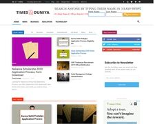 Thumbnail of Timesduniya.com