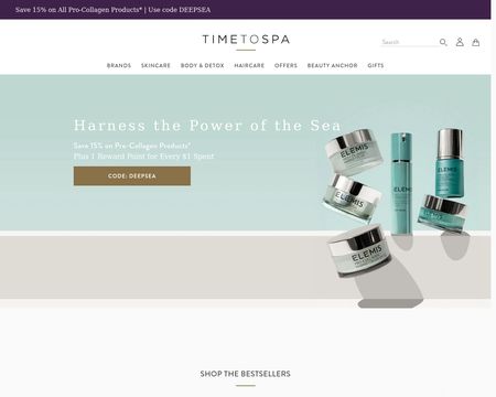 website thubmnail of Time to spa