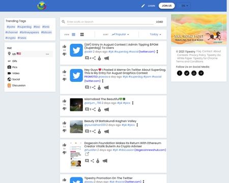 website thubmnail of Tipestry
