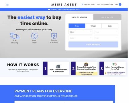 website thubmnail of Tireagent