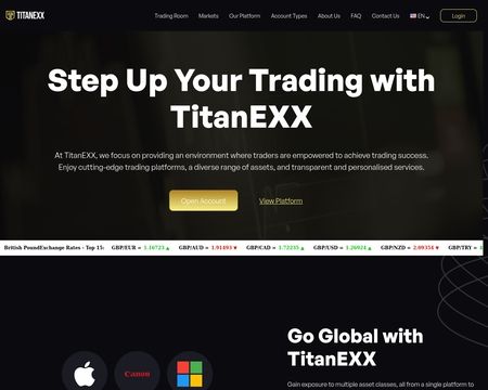 website thubmnail of TitanEXX