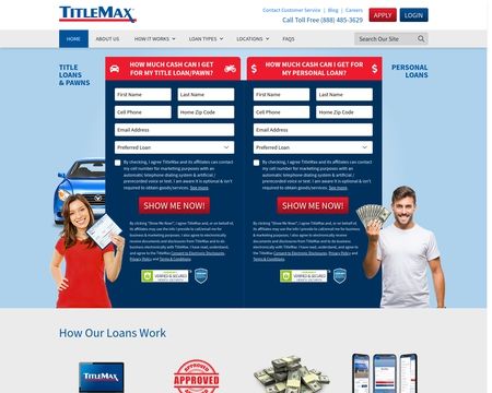 website thubmnail of Titlemax