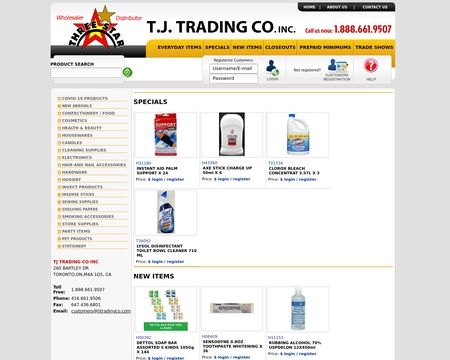 website thubmnail of Tjtradingco