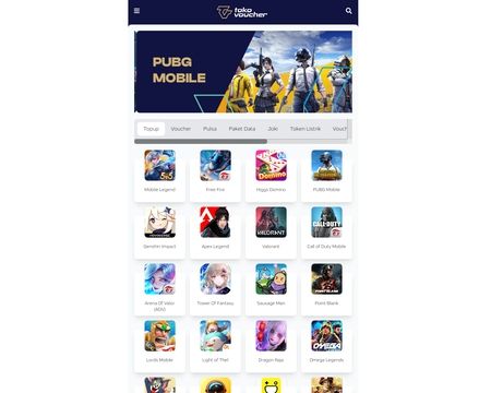 website thubmnail of Tokovoucher.id
