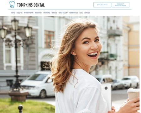 website thubmnail of TompkinsDental
