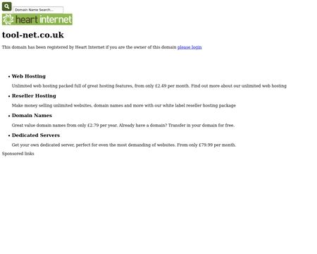 website thubmnail of Tool-Net.co.uk