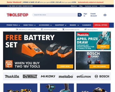 website thubmnail of ToolStop